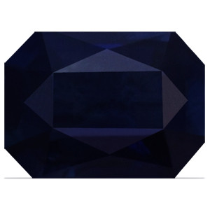 Emerald 0.93 Blue Sapphire - #1068583