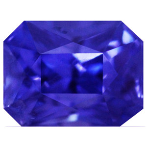 Emerald 0.60 Blue Sapphire - #1068964