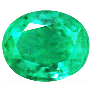 Oval 1.05 Green Emerald - #1069601