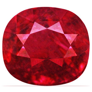 Cushion 0.51 Red Ruby - #1069833