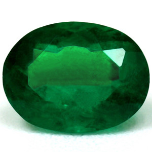 Oval 0.67 Green Emerald - #1070170