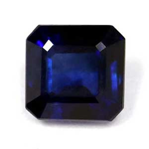 Emerald 0.73 Blue Sapphire - #1071148