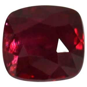 Cushion 0.73 Red Ruby - #1070695