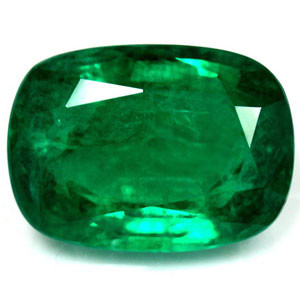 Cushion 5.64 Green Emerald - #1070849
