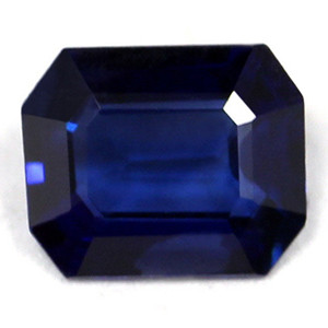 Emerald 0.67 Blue Sapphire - #1070880