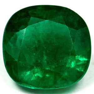 Cushion 3.67 Green Emerald - #1070820