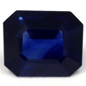 Emerald 0.87 Blue Sapphire - #1071554