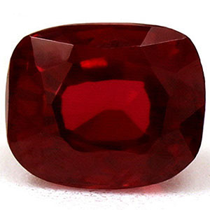 Cushion 0.57 Red Ruby - #1071725