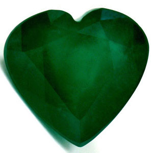 Heart 3.49 Green Emerald - #1071893