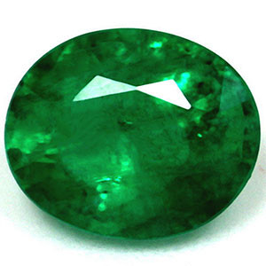 Oval 0.63 Green Emerald - #1071995