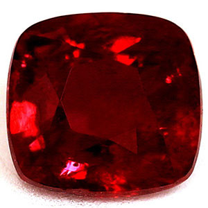 Cushion 0.57 Red Ruby - #1072422