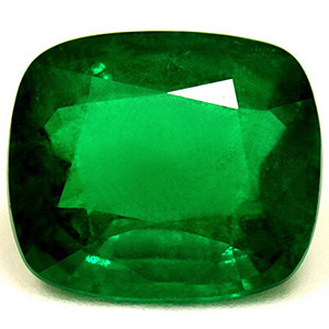 Cushion 3.91 Green Emerald - #1073904