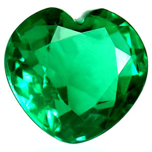 Heart 0.69 Green Emerald - #1073997