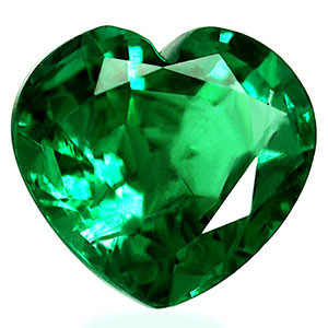 Heart 0.70 Green Emerald - #1073991