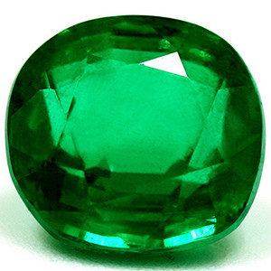Cushion 3.84 Green Emerald - #1074237