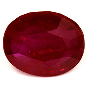Oval 0.70 Red Ruby - #1075572