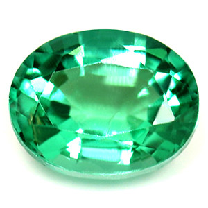 Oval 0.77 Green Emerald - #1075648