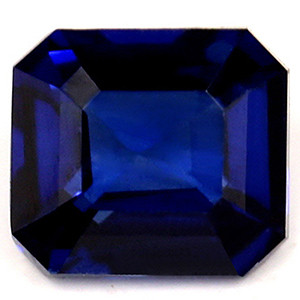 Emerald 0.63 Blue Sapphire - #1075348