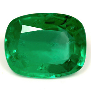 Cushion 3.73 Green Emerald - #1075273