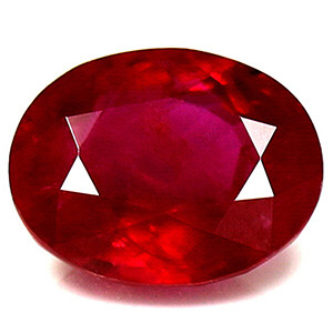 Oval 0.74 Red Ruby - #1075581