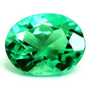 Oval 0.56 Green Emerald - #1075999