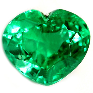 Heart 1.00 Green Emerald - #1076223