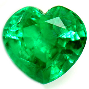 Heart 0.63 Green Emerald - #1076222
