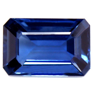 Emerald 0.63 Blue Sapphire - #1076960