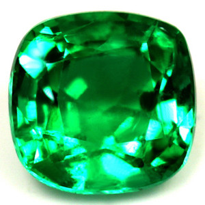 Cushion 0.99 Green Emerald - #1075747
