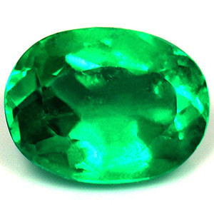 Oval 0.84 Green Emerald - #1075750