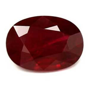 Oval 0.91 Red Ruby - #1076433