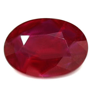 Oval 0.70 Red Ruby - #1076441
