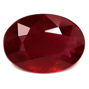 Oval 0.74 Red Ruby - #1076440