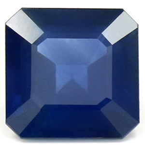 Emerald 0.62 Blue Sapphire - #1076533