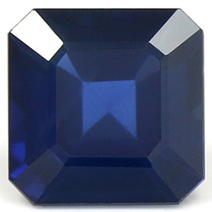 Emerald 0.65 Blue Sapphire - #1076539