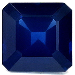 Emerald 0.74 Blue Sapphire - #1076534