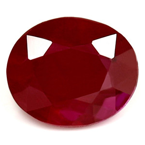 Oval 0.70 Red Ruby - #1077191