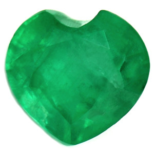 Heart 0.77 Green Emerald - #1076922