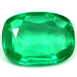 Cushion 2.43 Green Emerald - #1077417