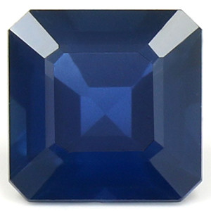 Emerald 0.64 Blue Sapphire - #1076530