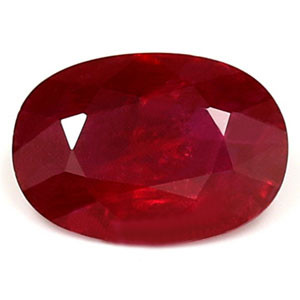 Oval 0.68 Red Ruby - #1076488