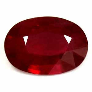 Oval 0.69 Red Ruby - #1076500