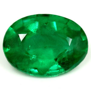 Oval 0.85 Green Emerald - #1078058