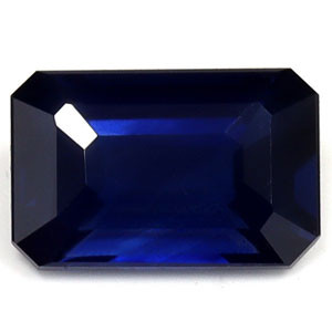 Emerald 0.88 Blue Sapphire - #1078604