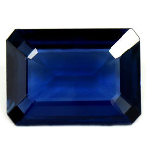 Emerald 0.81 Blue Sapphire - #1076720