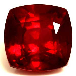 Cushion 1.66 Red Ruby - #1078771