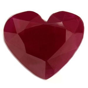 Heart 3.34 Red Ruby - #1077568