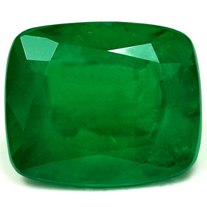 Cushion 5.38 Green Emerald - #1077744