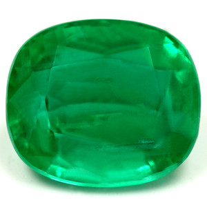 Cushion 2.92 Green Emerald - #1078177