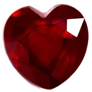 Heart 3.51 Red Ruby - #1078795